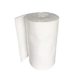 GOONSDS Manta Aislante de Fibra cerámica: Duradera y Ligera para Altas temperaturas,2mmx610mmx1000mm