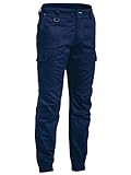 Bisley Workwear UKBPC6332_BPCT Flex & Move - Pantalones de Tela elástica para Estufa, Color Azul Marino,...