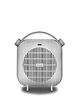 De'Longhi HFS30B24.W HFS 30B24W-Termoventilador (2400 W, termostato de habitación Ajustable, Ventilador...