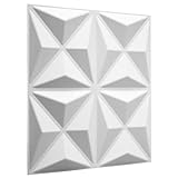 WallArt Paneles de Pared 3D Cullinans 12 Piezas GA-WA17 Color Blanco Ecológico