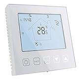 KETOTEK Termostato WiFi Caldera/Calefacción por Suelo Radiante de Agua 3A Alexa/Google Home Compatibile...