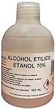 Alcohol Etilico 70% Etanol. Envase 100 mL.
