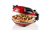 Ariete 909 - Mini horno para pizza en 4 minutos, 1200 W, 5 niveles temperatura, diámetro 33 cm,...
