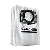 Kärcher Kit de Bolsas de Filtro de Fieltro Originales KFI 487, 4 Unidades, Doble Capa, Extremadamente...