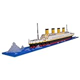 LULUFUN Titanic Ship Model Building Block Set, DIY Mini Building Blocks Toys, Juguete Educativo, Regalo...