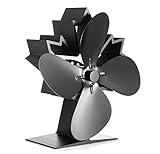 Ventilador de estufa, ventilador de chimenea de 4 hojas（2019）