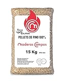 Todo Cultivo Pellet Certificado ENplus-A1, para calderas o Estufas de biomasa. (150kgs)