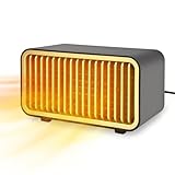 Calefactor, Calefactor Bajo Consumo, 1000W Estufa Electrica Portatil Small Desktop Heater Con 2 Modos,...