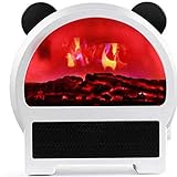 Panda 3D Flame Chimeneas eléctricas Desktop Quiet Mini Chimenea Calentador eléctrico rápido Adecuado...