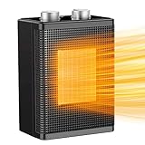 Calefactor Baño Cerámico, Calefactor Bajo Consumo1800W, Calefactor de Aire Caliente, Calefacción 2S,...