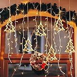 LOVOICE Luces de cadena de árbol de Navidad - 10 luces LED de Navidad luces de cadena de reno - Luces...