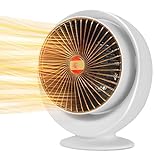 FUSIYU Calentador Portátil de Bajo Consumo 800W-Calefactor Eléctrico con Protección Contra...