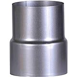 FIREFIX A110/RD Pieza Reductora Fal 110 mm, diámetro de 120 mm, Tubos de Horno de Chapa de Acero, 0,6 mm...